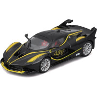 Fém modell autó 1:43 Bburago 18-36906nr44 Ferrari FXX K #44, nem csak gyűjtőknek. A modell részletes kivitelben készült. A modell színe fekete és körülbelül 10 cm-es.