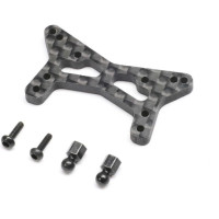 Pótalkatrész Losi Micro-B RC modellautóhoz: lengéscsillapító torony elülső karbon.