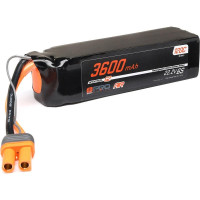 A Spektrum Smart G2 LiPo 22.2V 3600mAh 120C IC5 akkumulátor egy új generációs, balanszer csatlakozó nélküli akkumulátor. Pro Air sorozat nagyobb kapacitással és teherbírással. Spektrum™ intelligens töltő szükséges. Az integrált mikrochip egyedi paramétereket tárol. Méretek: 144 x 38 x 42 mm.