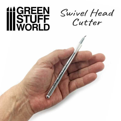 Metal Swivelhead HOBBY KNIFE +3blade / Kovový nôž HOBBY s otočnou hlavou +3nože