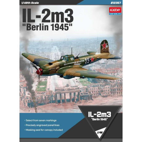 Model Kit letadlo 12357 - IL-2m3 "Berlin 1945" (1:48)