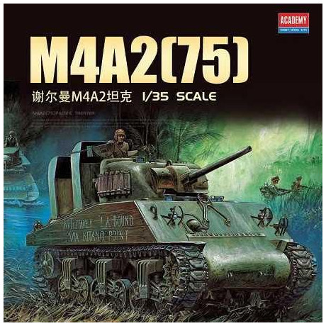 Model Kit tank 13562 - USMC M4A2 (75) "Pacific theater" (1:35)