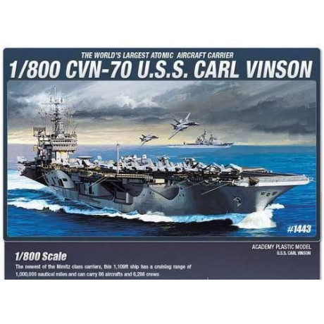 Model Kit loď 14209 - USS CARL VINSON (1:800)