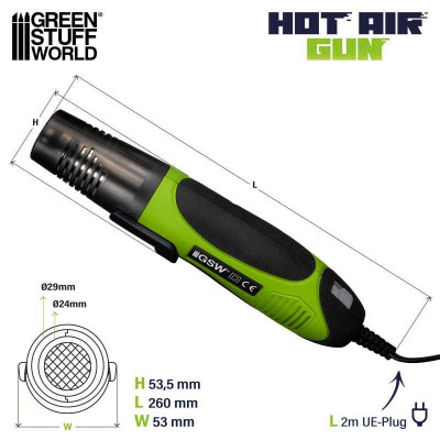 Hot Air Gun 450W / Teplovzdušná pištoľ 450W