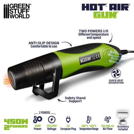 Hot Air Gun 450W / Teplovzdušná pištoľ 450W
