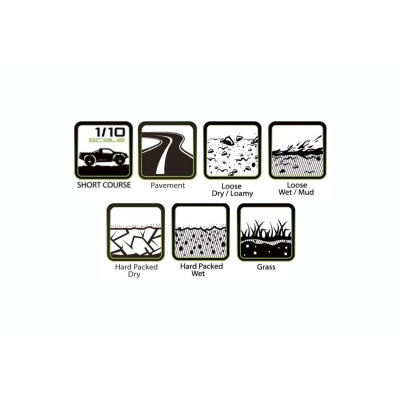 SC-PIONEER 1/10, 12mm, 14mm a 17mm odnímatelný hex, Černé disky, 2 ks