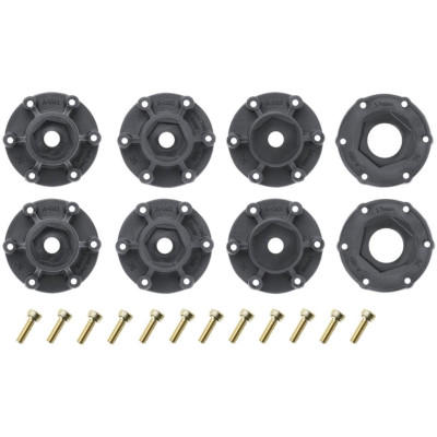 SC-ROCKET 1/10, 12mm, 14mm a 17mm odnímatelný hex, Černé disky, 2 ks