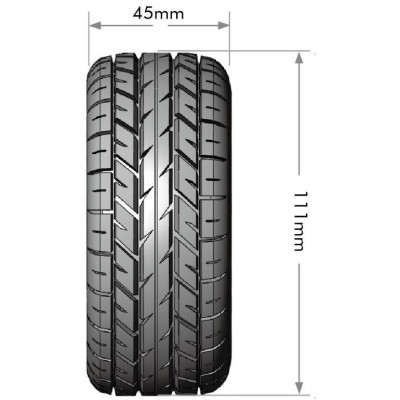 SC-ROCKET 1/10, 12mm, 14mm a 17mm odnímatelný hex, Černé disky, 2 ks