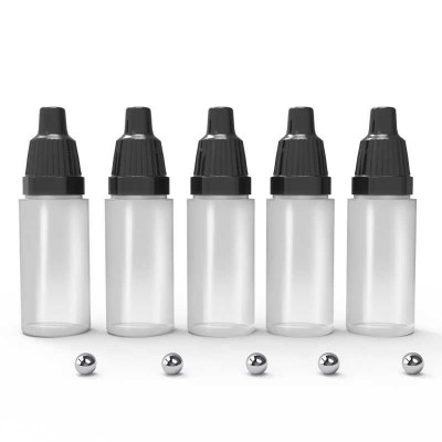 Empty Dropper Bottles 17ml with Mixing Balls 5pc /  Prázdne fľaše s kvapkadlom 17ml