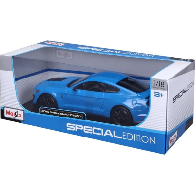 Maisto Ford Mustang Shelby GT500 2020 1:18 modrá