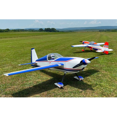 104" Extra 260 - Oranžová/Modrá 2,64m