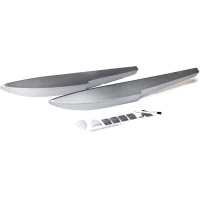 E-flite úszók az E-flite 2 m-es RC repülőgépmodellekhez: Carbon-Z CUB, Cessna 150T, Carbon Cub SS és Turbo Timber SWS. Tartós EPO anyagból készült. Beleértve a szervokormányt is.