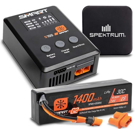 Spektrum Smart Powerstage G2 Car 2S 1400mAh 2S IC2, S100, 65W zdroj