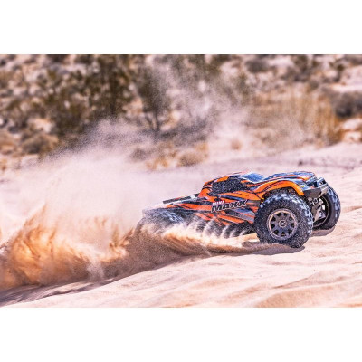 Traxxas Mini Maxx 1:12 BL-2s RTR oranžový