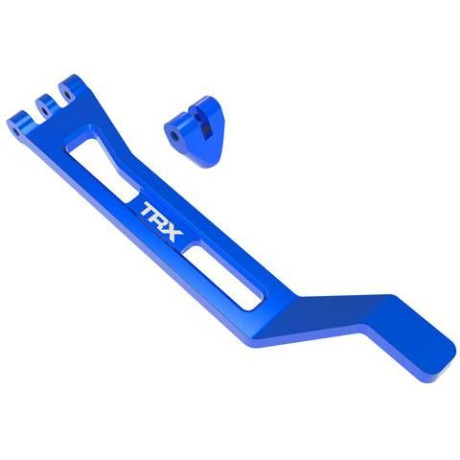 Traxxas držák baterie hliníkový modrý