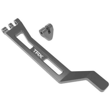 Traxxas držák baterie hliníkový šedý