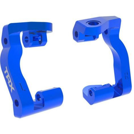 Traxxas závěs těhlice hliníkový modrý (pár)