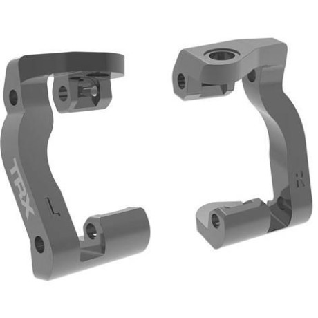 Traxxas závěs těhlice hliníkový šedý (pár)
