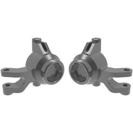 Traxxas těhlice přední hliníková šedá (pár)