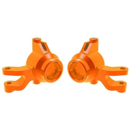 Traxxas těhlice přední hliníková oranžová (pár)