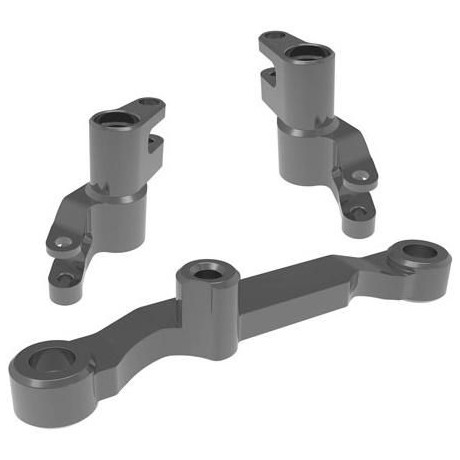 Traxxas páky řízeni hliníkové šedé