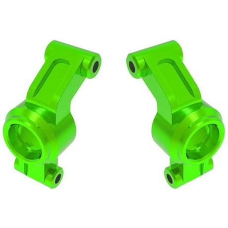 Traxxas těhlice zadní hliníková zelená (2)
