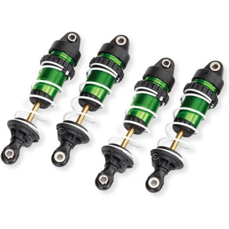 Traxxas tlumnič GTR dlouhý zelený (sestavený s pružinami)