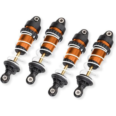 Traxxas tlumnič GTR dlouhý oranžový (sestavený s pružinami)