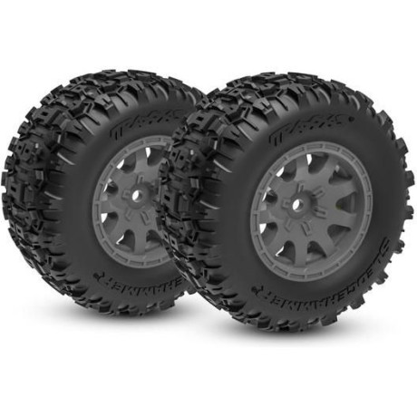 Traxxas kolo 2.1/2.6", disk šedý, pneu Sledgehammer (zadni) (2)