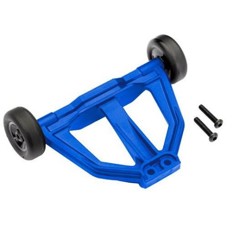 Traxxas kolečka opěrná modrá (sestava)
