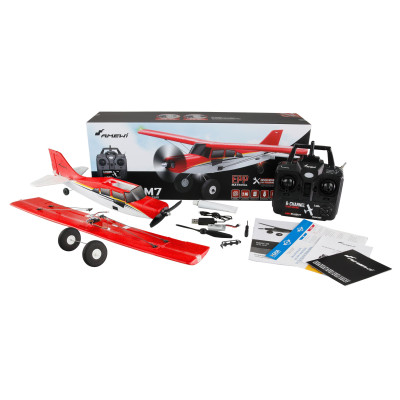RC Lietadlo Maule M7 brushless 510mm 4-Channel 3D/6G RTF autopilot - červené