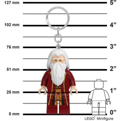LEGO svítící klíčenka - Profesor Brumbál