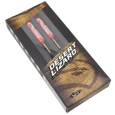 Hliníkové olejové tlumiče Desert Lizard, červené 100mm ( 2 ks )