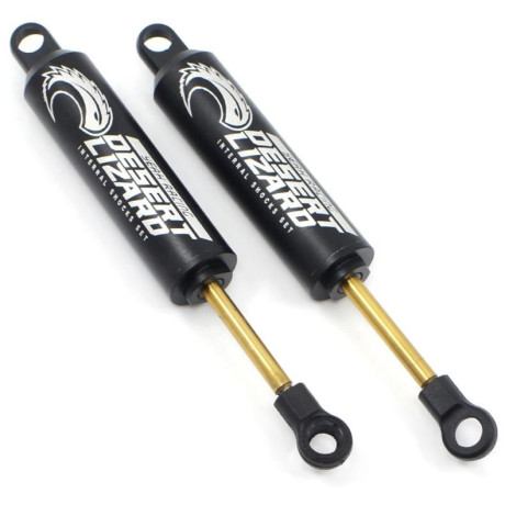 Hliníkové olejové tlumiče Desert Lizard, černé 110mm ( 2 ks )