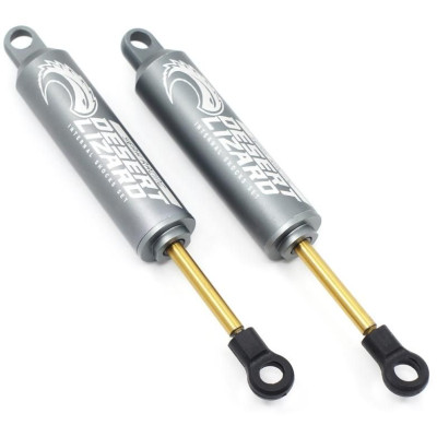 Hliníkové olejové tlumiče Desert Lizard, Gun Metal 120mm ( 2 ks )