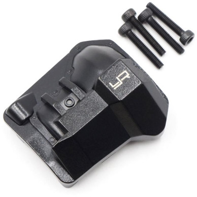 Kovový kryt diferenciálu (titanem potažená) pro Traxxas TRX-4 černý