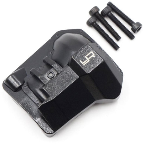 Kovový kryt diferenciálu (titanem potažená) pro Traxxas TRX-4 černý