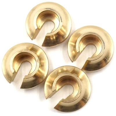 Mosazný držák pružiny tlumiče V2 pro TRX-4, 4ks