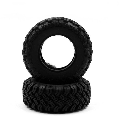 Pneu 1.0&quot, Rock medium soft micro s vložkou, 2ks pro Axial SCX24