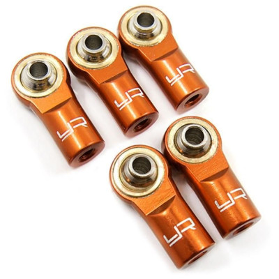 Kovový AL kulový čep M3, 5ks, Oranžové