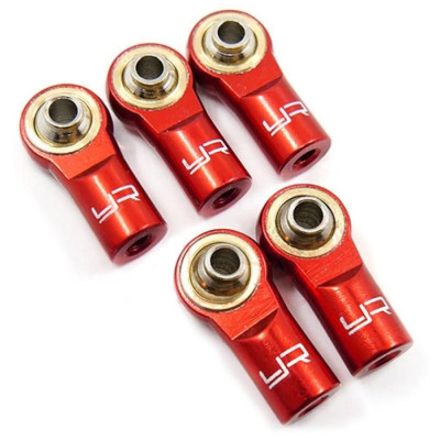 Kovový AL kulový čep M3, 5ks, Červený