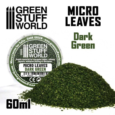 Micro Leaves - Dark Green Mix / Mikro listy - tmavozelená zmes