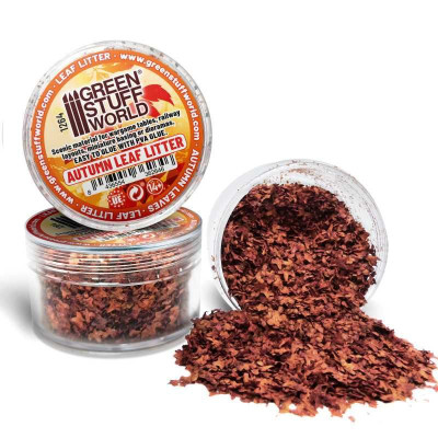 Leaf Litter - Large Natural Leaves 2-5mm / Listová podstielka - veľké prírodné listy 2-5 mm