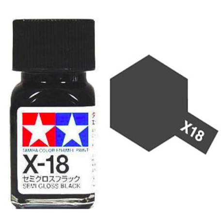 Tamiya 80001 Enamel X-1 Black Gloss 10ml