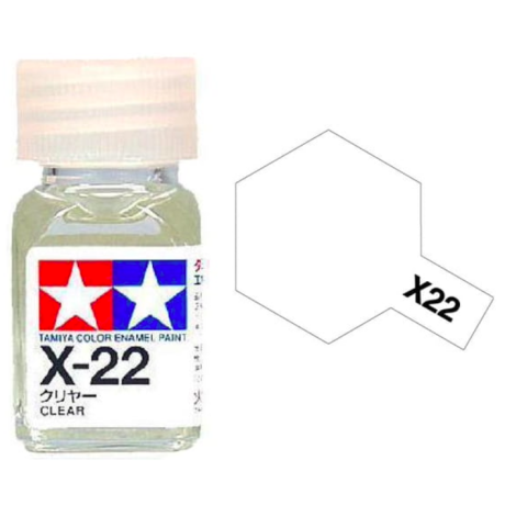 Tamiya 80001 Enamel X-1 Black Gloss 10ml