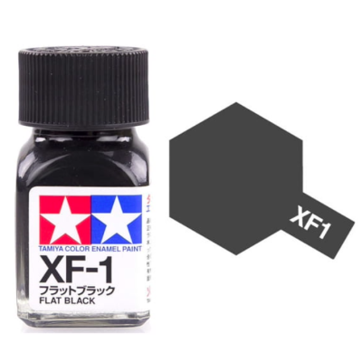 Tamiya 80001 Enamel X-1 Black Gloss 10ml
