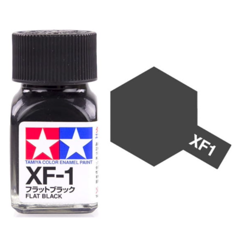 Tamiya 80001 Enamel X-1 Black Gloss 10ml