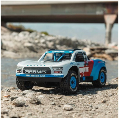 Arrma Mojave Grom 223S BLX 1:18 4WD Smart RTR modrá