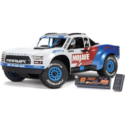 Arrma Mojave Grom 223S BLX 1:18 4WD Smart RTR bílá