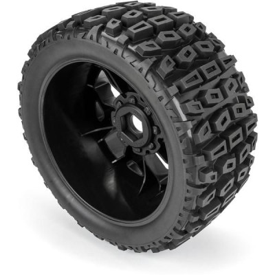 Duratrax kolo 5.7" 1:6 Brutus Monster Truck, disk Ripper černý H24mm (2)